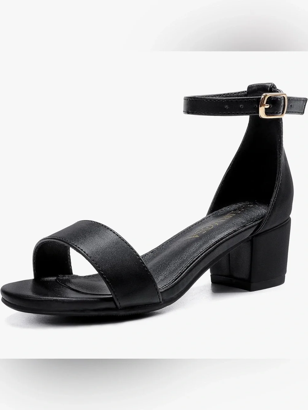 LAURMOSA Girls High Heels Sandal for Girls Open Toe 058